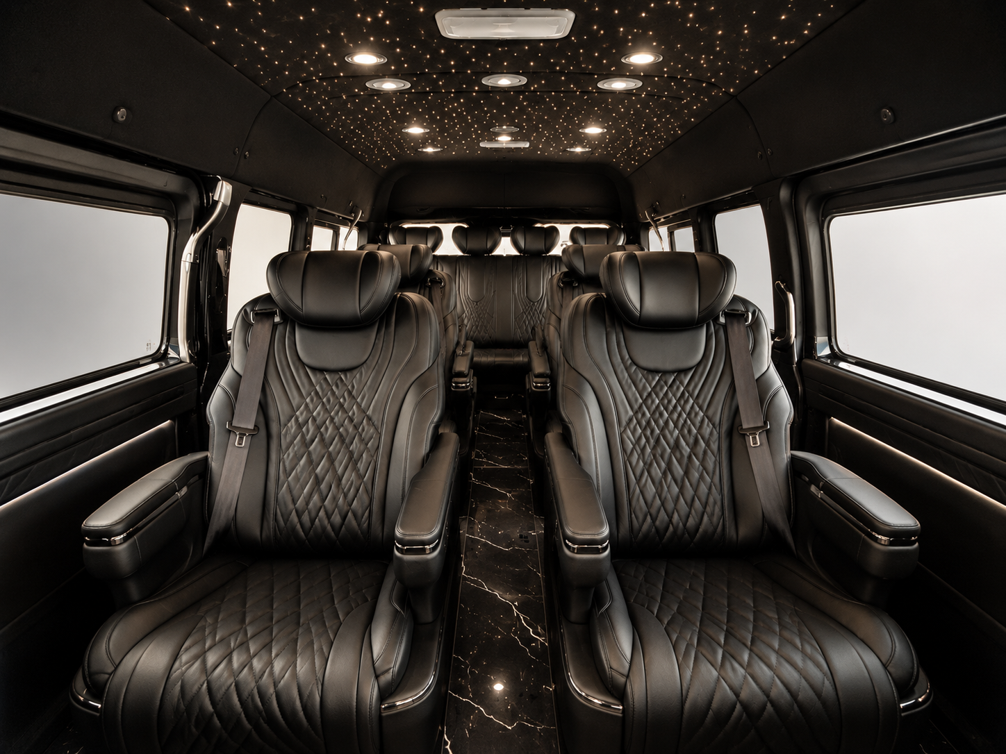 Premium HiAce Luxury Van seat layout